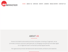 Tablet Screenshot of bigmarketeer.com